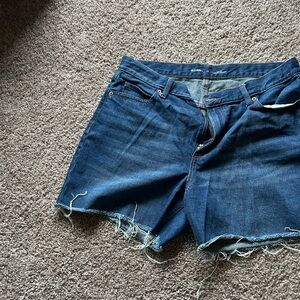 Old Navy Blue Jean Shorts Cut-Off Style